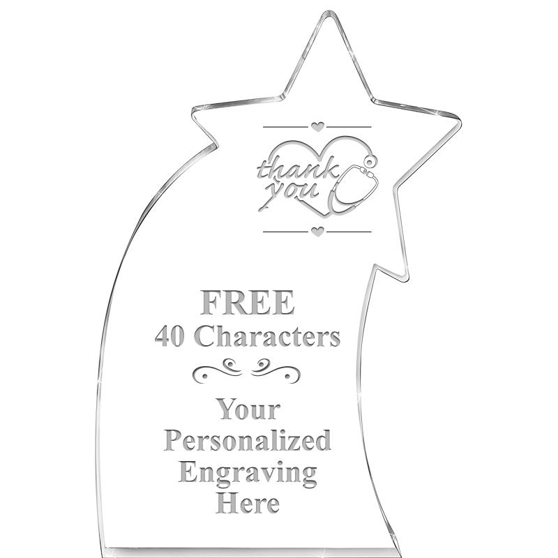 8" SHOOTING STAR ACRYLIC