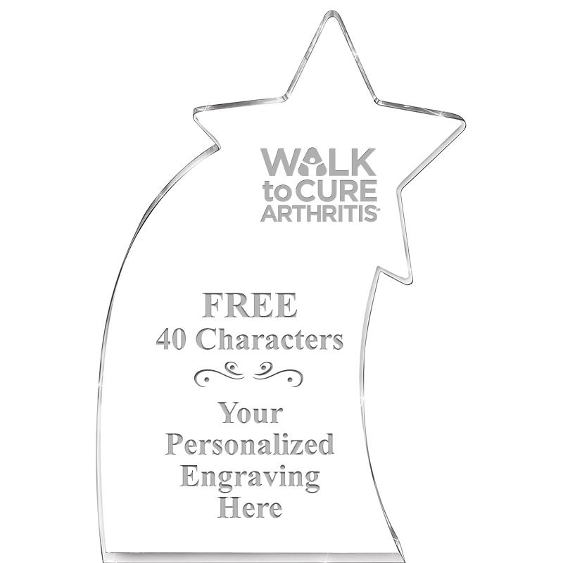 8" SHOOTING STAR ACRYLIC