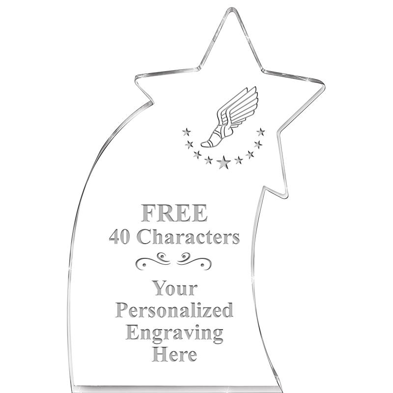 8" SHOOTING STAR ACRYLIC