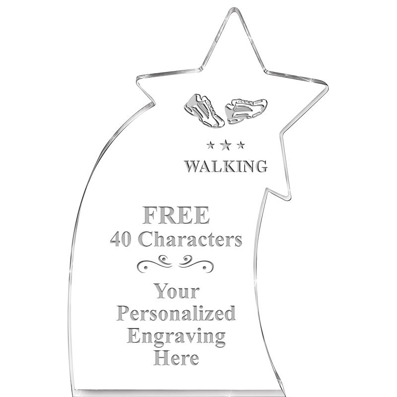 8" SHOOTING STAR ACRYLIC