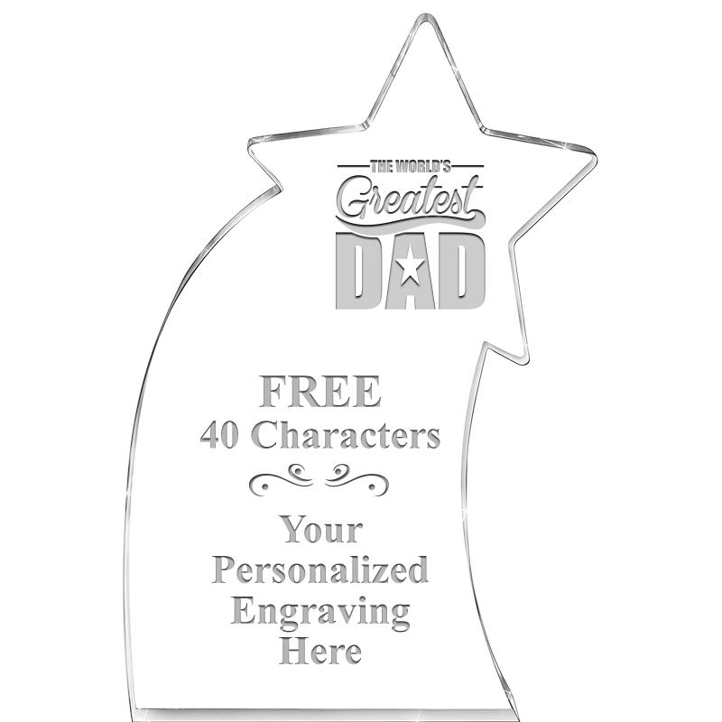 8" SHOOTING STAR ACRYLIC