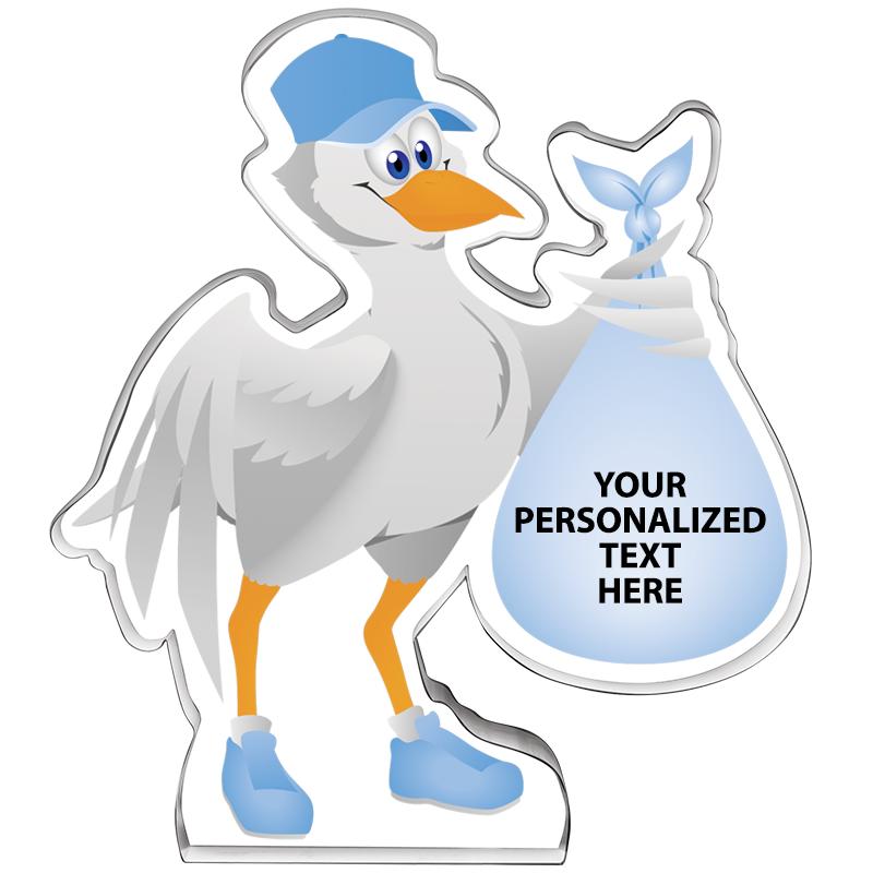 10.25" STORK ACRYLIC