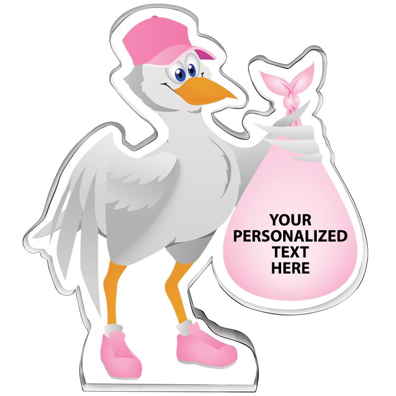 10.25" STORK ACRYLIC