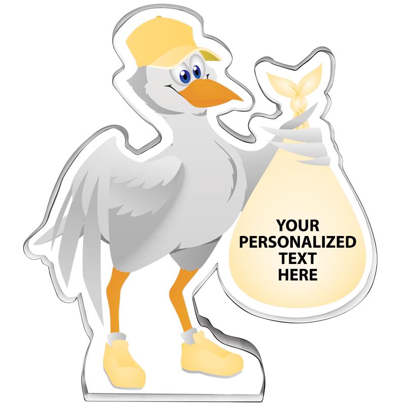 10.25" STORK ACRYLIC