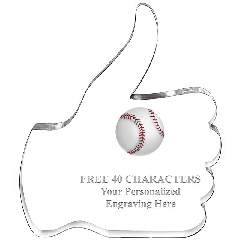 6" THUMBS UP ACRYLIC