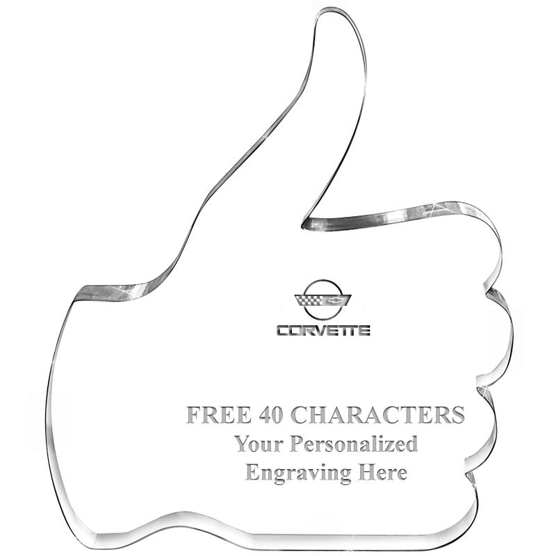 6" THUMBS UP ACRYLIC