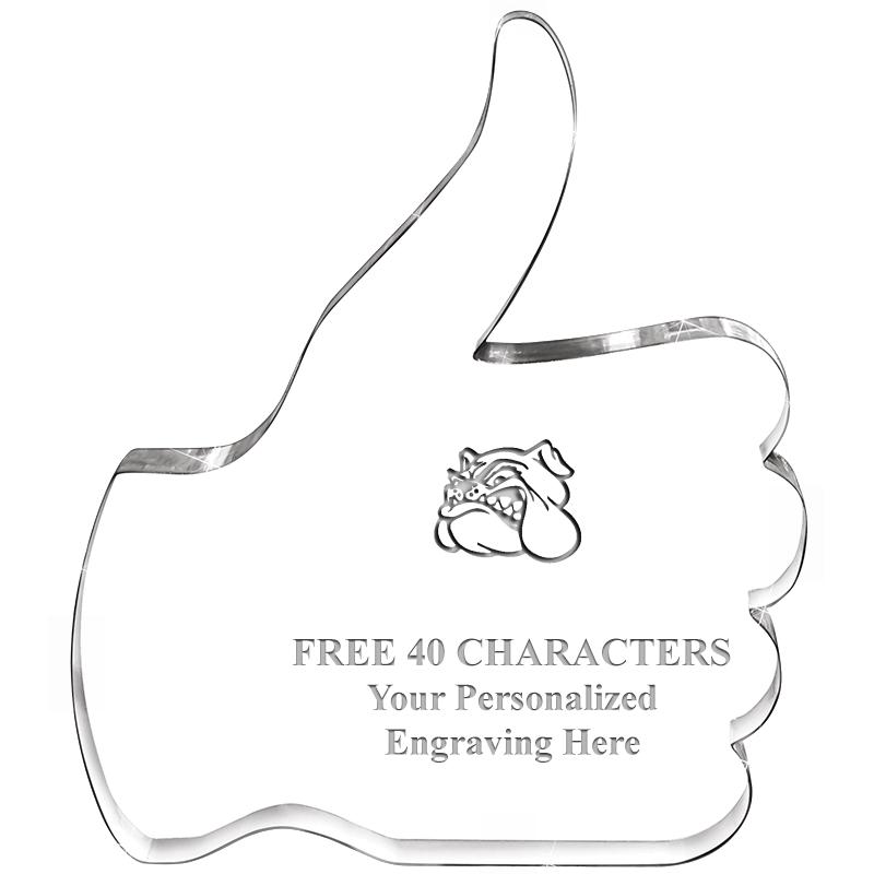 6" THUMBS UP ACRYLIC