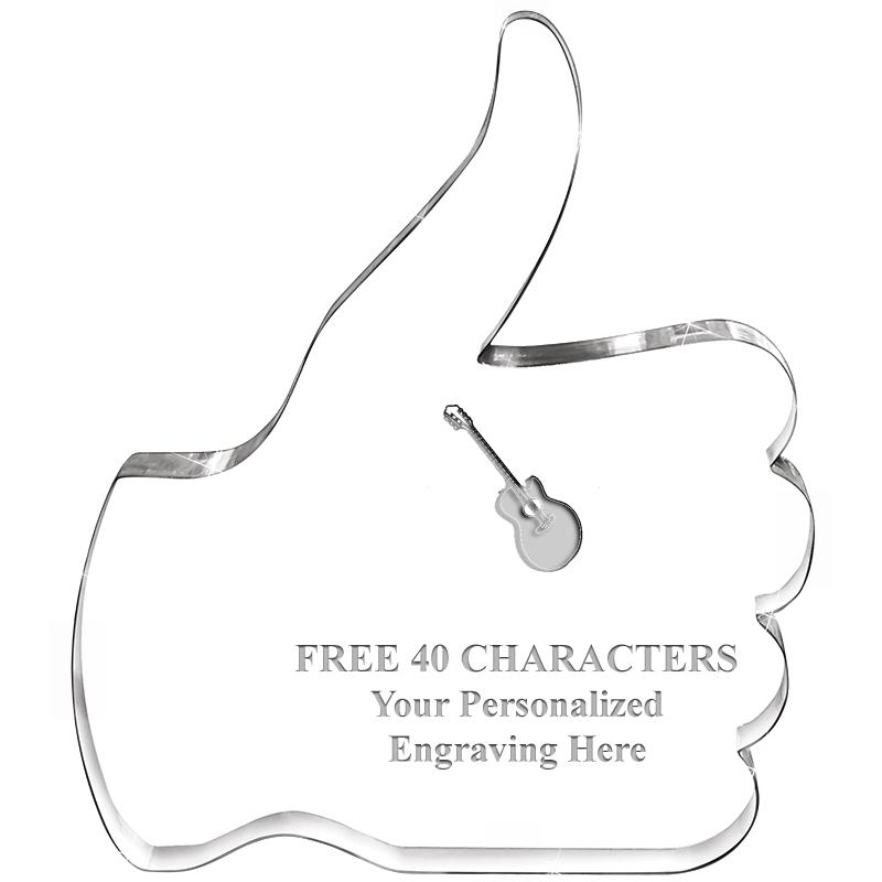 6" THUMBS UP ACRYLIC