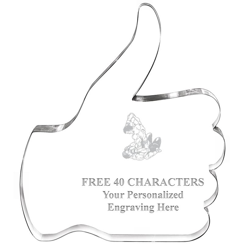 6" THUMBS UP ACRYLIC