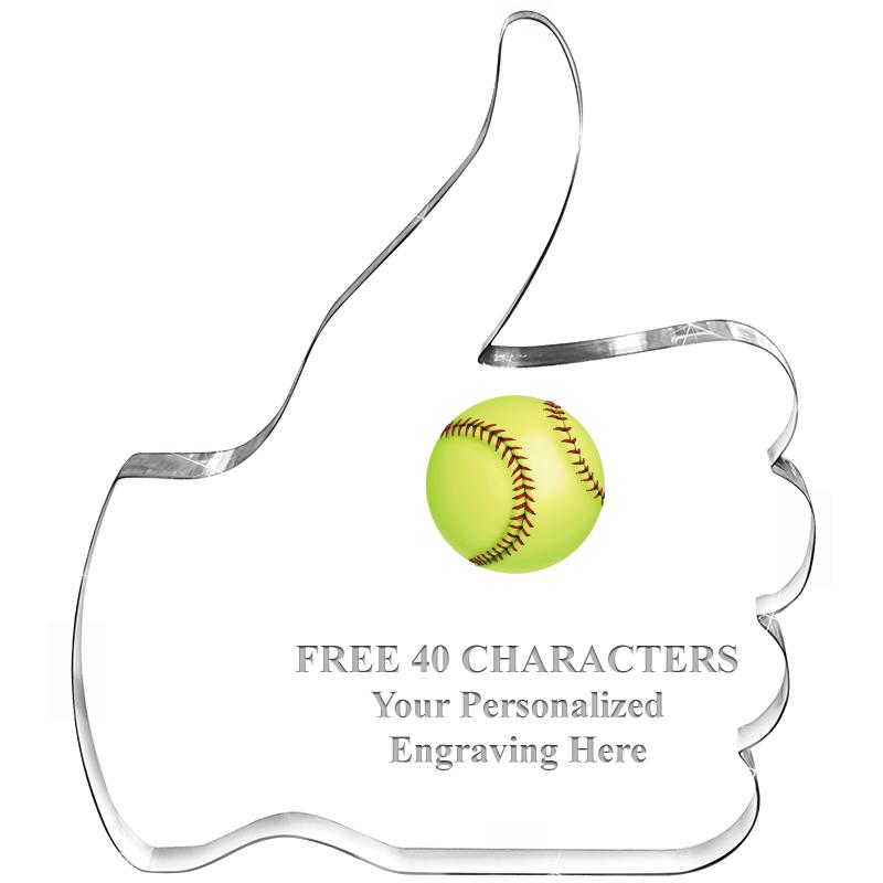 6" THUMBS UP ACRYLIC