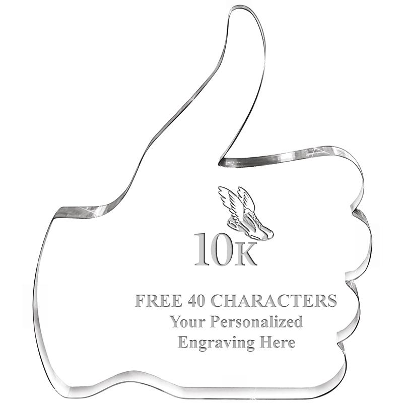 6" THUMBS UP ACRYLIC