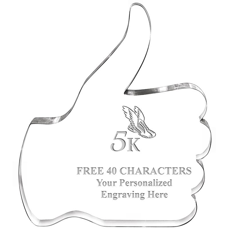 6" THUMBS UP ACRYLIC