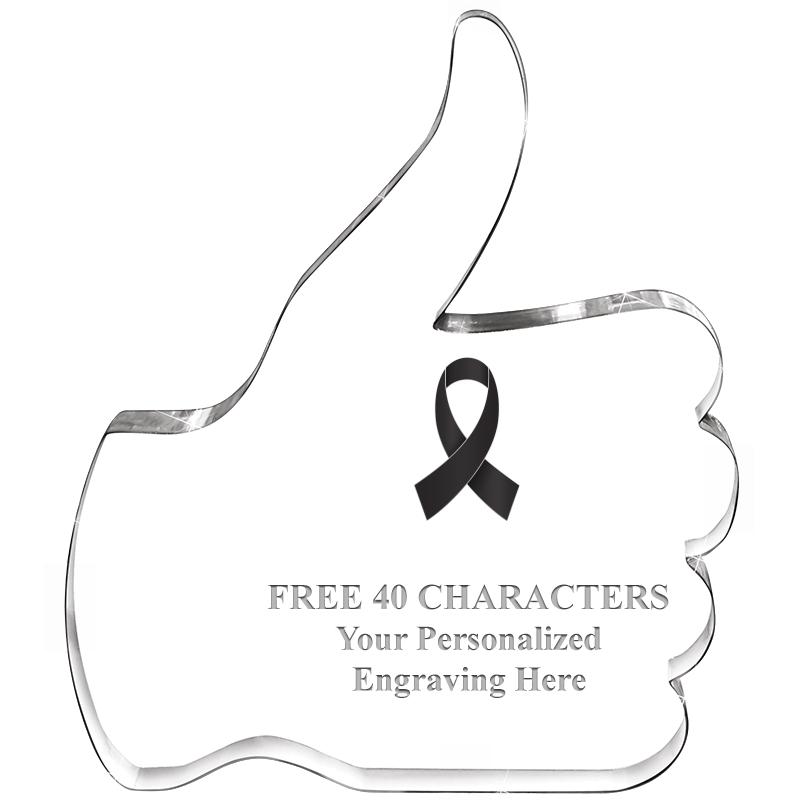 6" THUMBS UP ACRYLIC