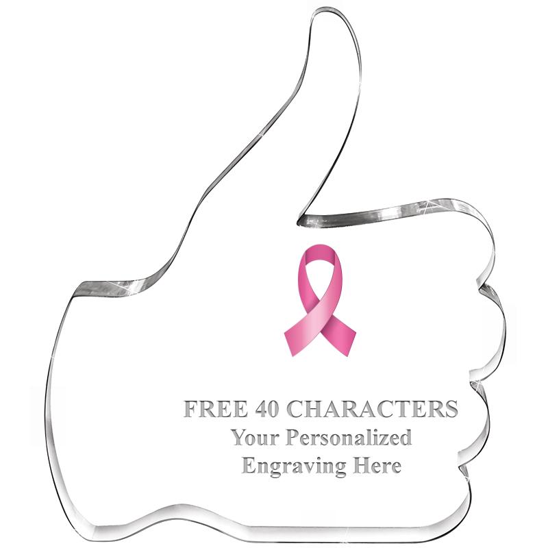 6" THUMBS UP ACRYLIC