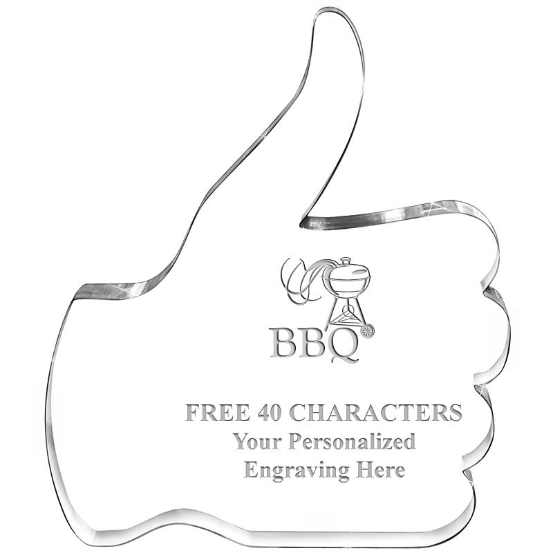 6" THUMBS UP ACRYLIC