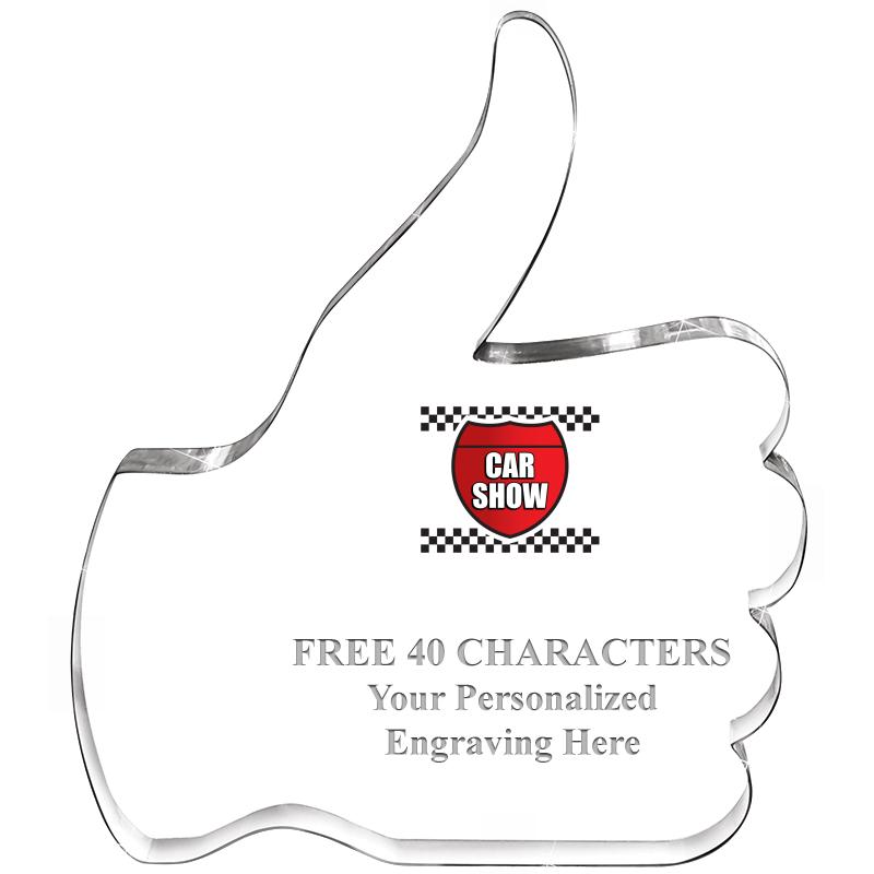 6" THUMBS UP ACRYLIC