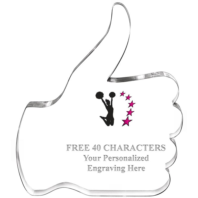 6" THUMBS UP ACRYLIC