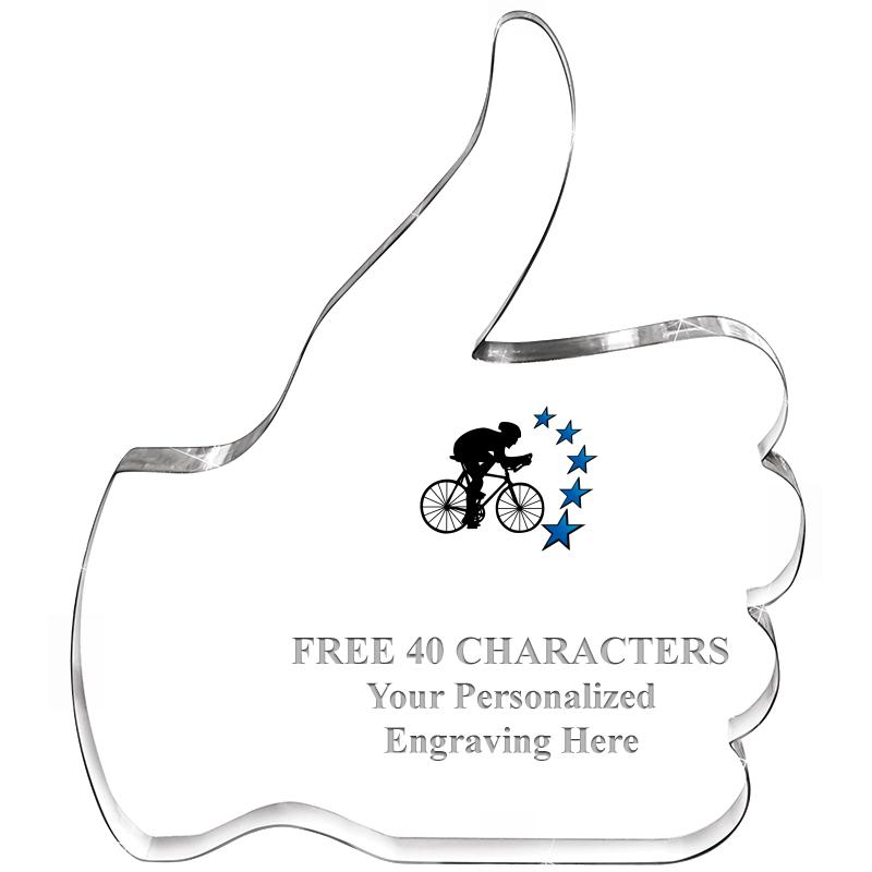 6" THUMBS UP ACRYLIC