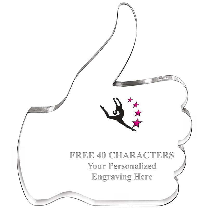 6" THUMBS UP ACRYLIC