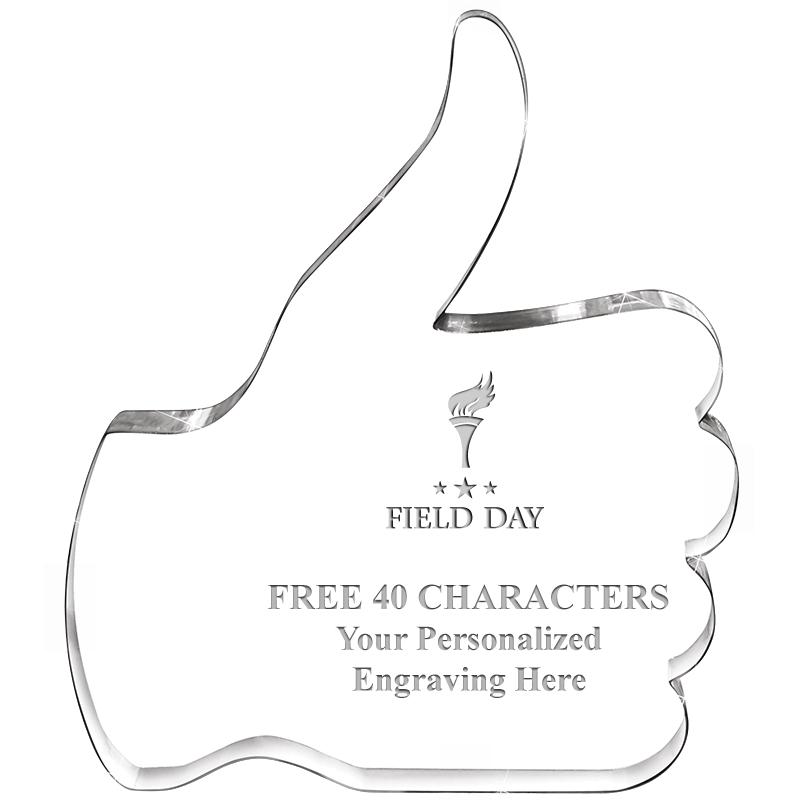 6" THUMBS UP ACRYLIC