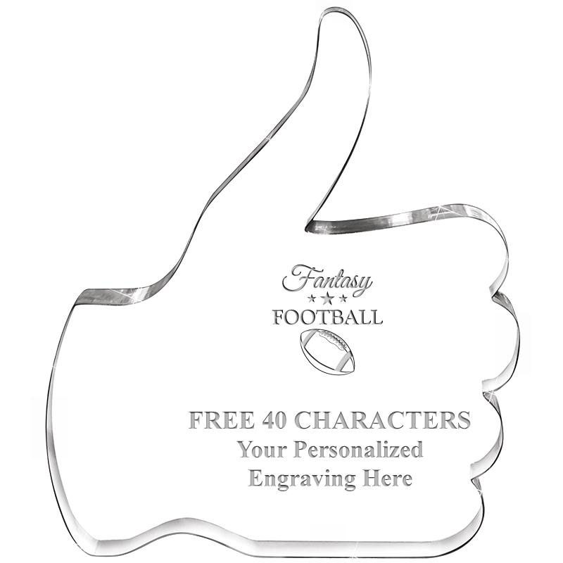 6" THUMBS UP ACRYLIC