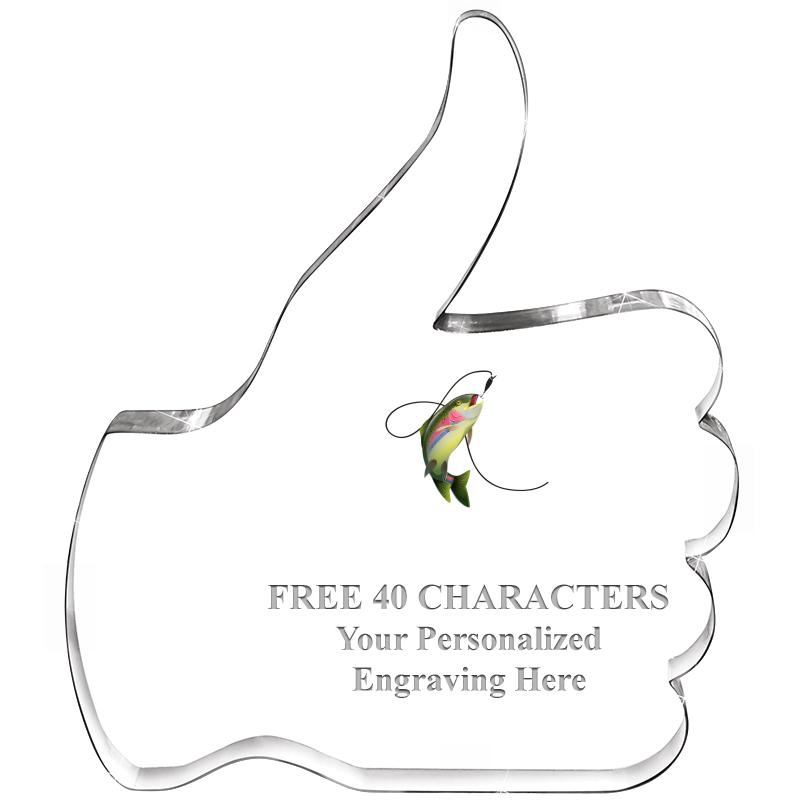 6" THUMBS UP ACRYLIC