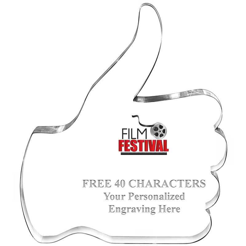 6" THUMBS UP ACRYLIC