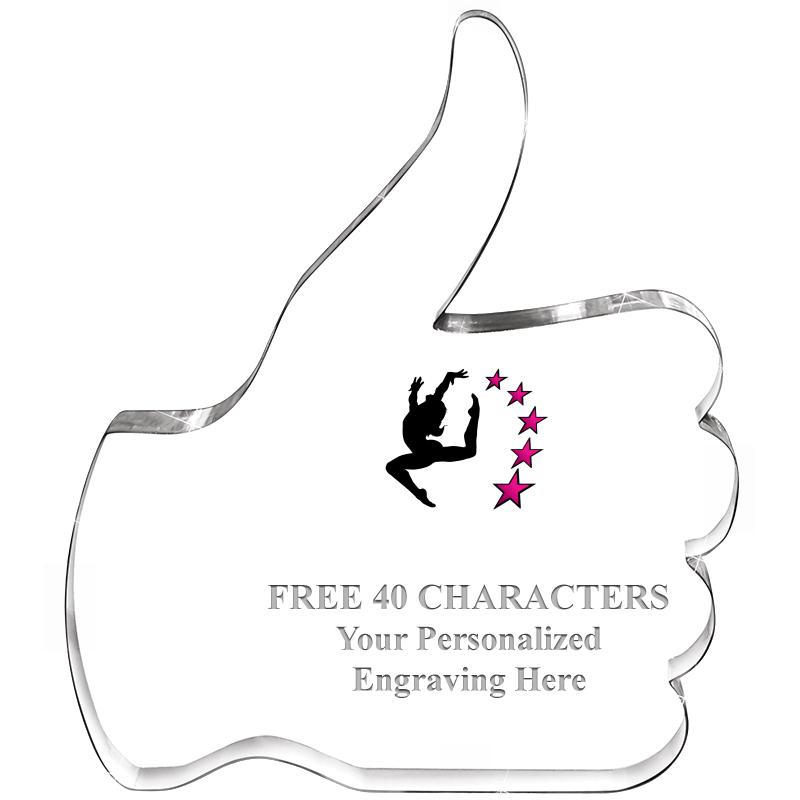 6" THUMBS UP ACRYLIC