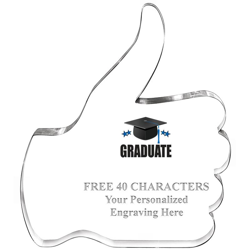 6" THUMBS UP ACRYLIC