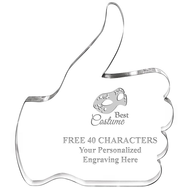 6" THUMBS UP ACRYLIC