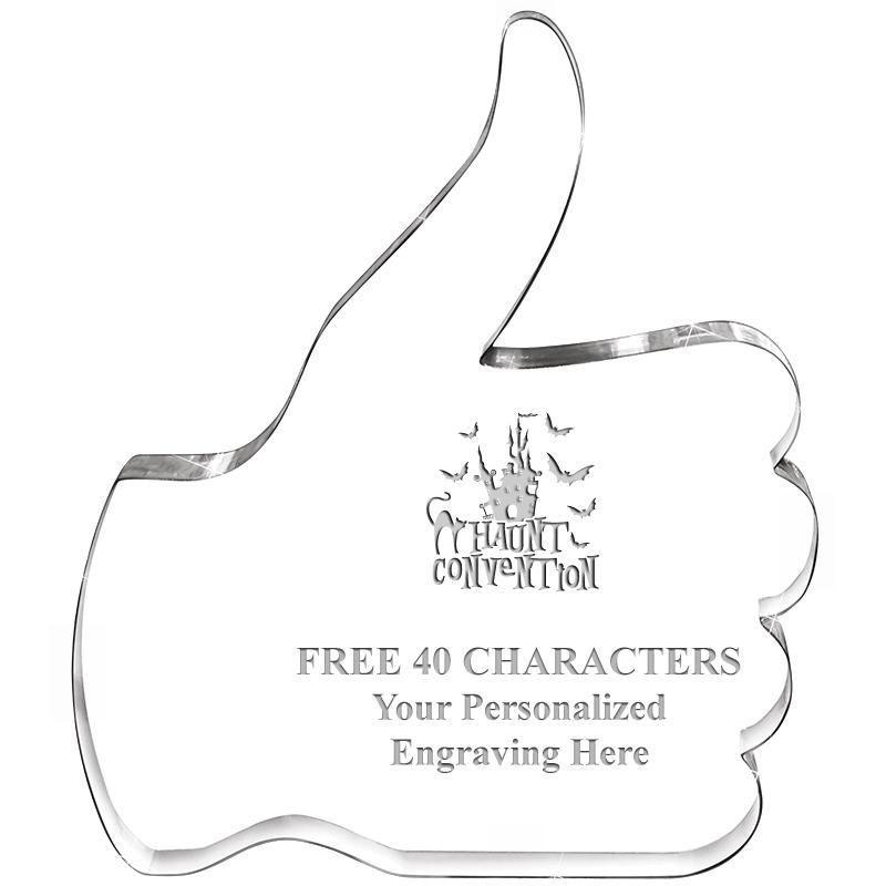 6" THUMBS UP ACRYLIC