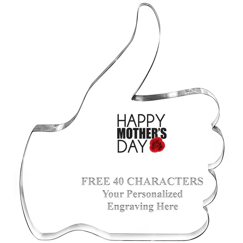 6" THUMBS UP ACRYLIC