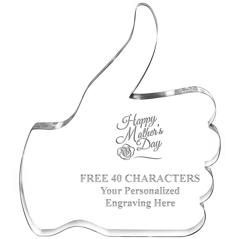 6" THUMBS UP ACRYLIC