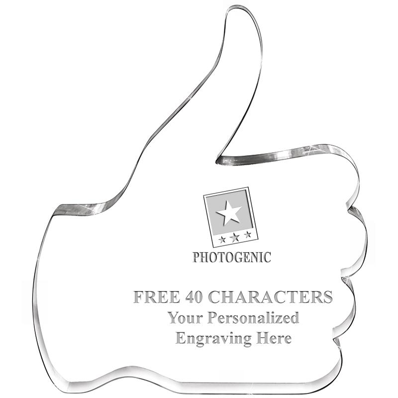 6" THUMBS UP ACRYLIC