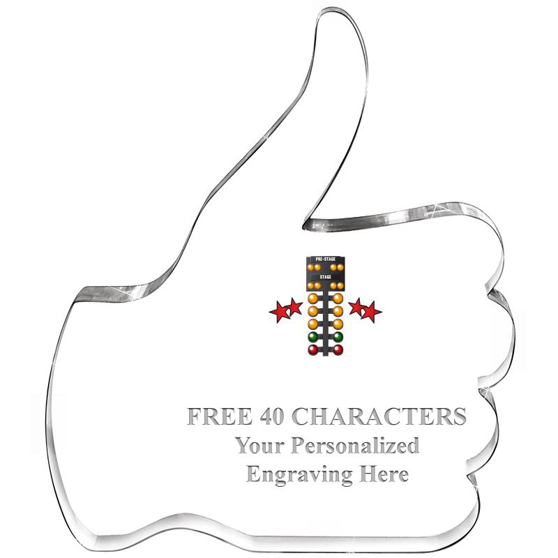 6" THUMBS UP ACRYLIC