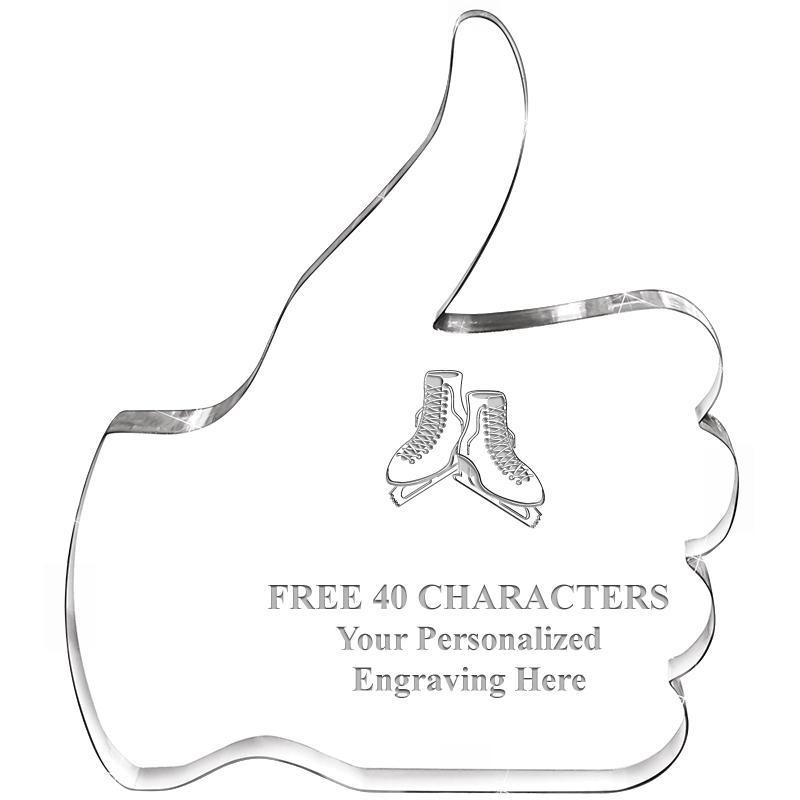 6" THUMBS UP ACRYLIC