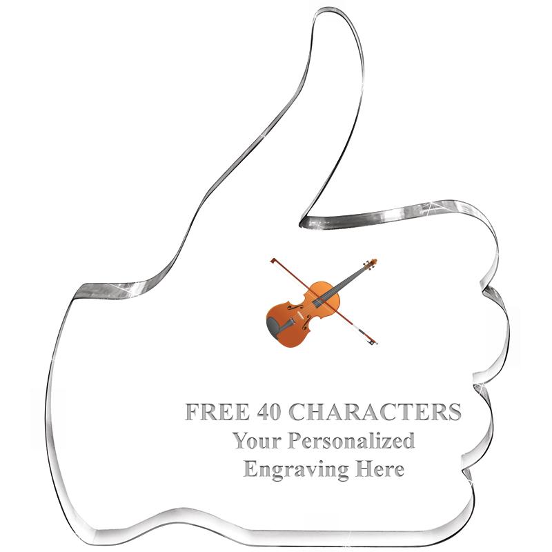 6" THUMBS UP ACRYLIC