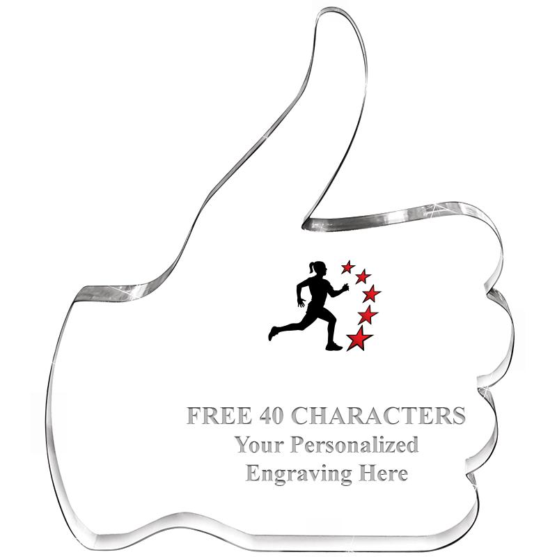 6" THUMBS UP ACRYLIC