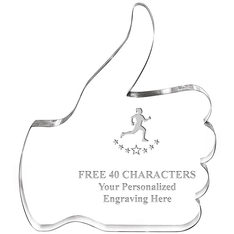 6" THUMBS UP ACRYLIC