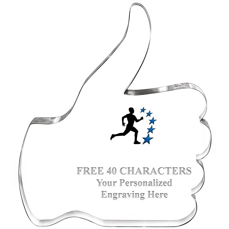 6" THUMBS UP ACRYLIC