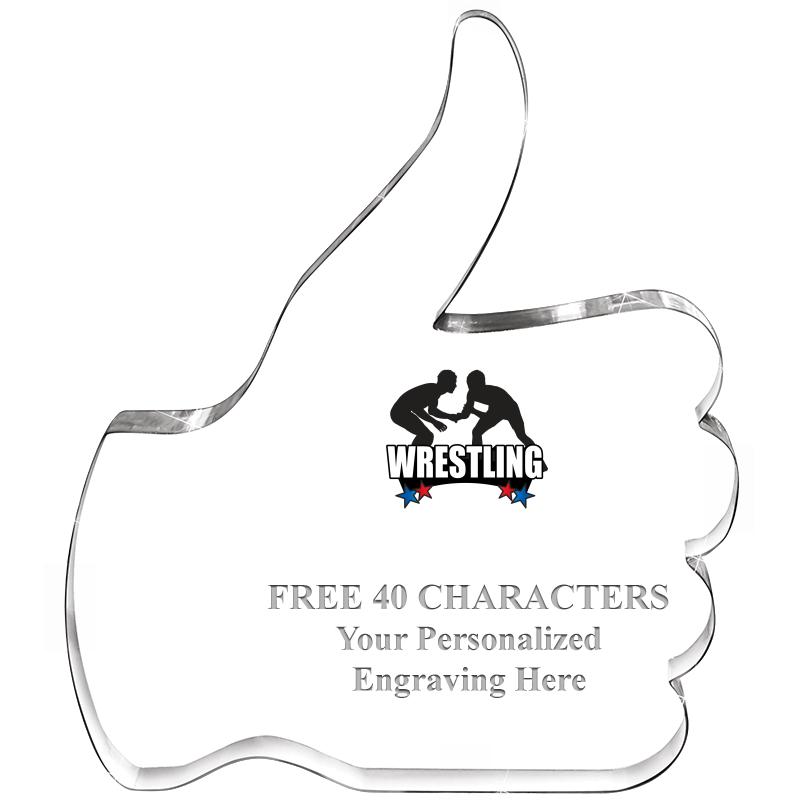 6" THUMBS UP ACRYLIC