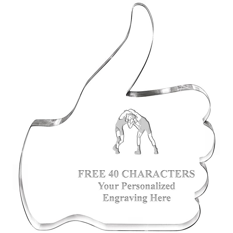 6" THUMBS UP ACRYLIC