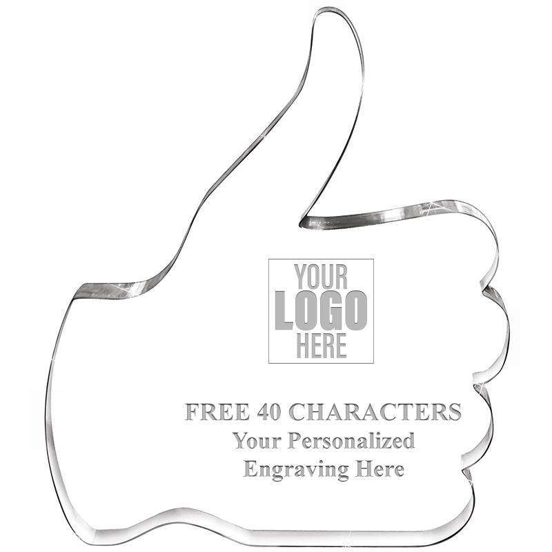 6" THUMBS UP ACRYLIC