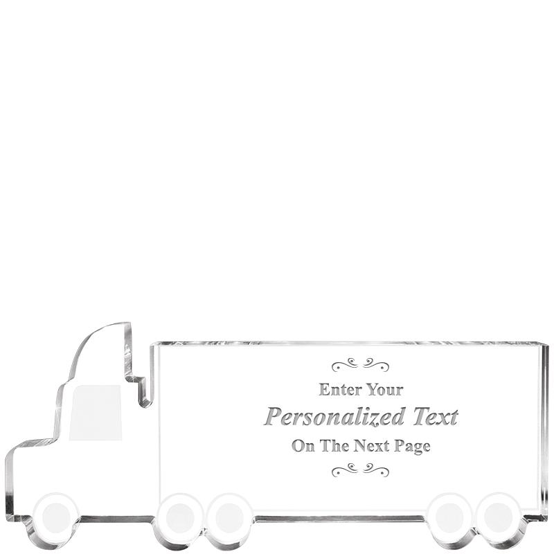 5" 18 WHEELER TRUCK ACRYLIC