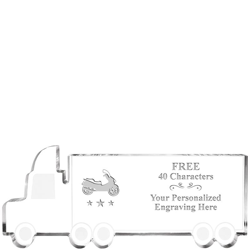 5" 18 WHEELER TRUCK ACRYLIC