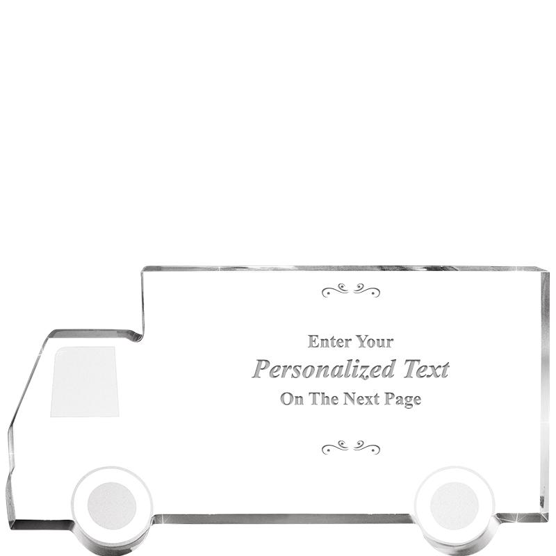 5" 4 WHEELER TRUCK ACRYLIC