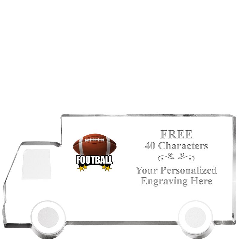 5" 4 WHEELER TRUCK ACRYLIC