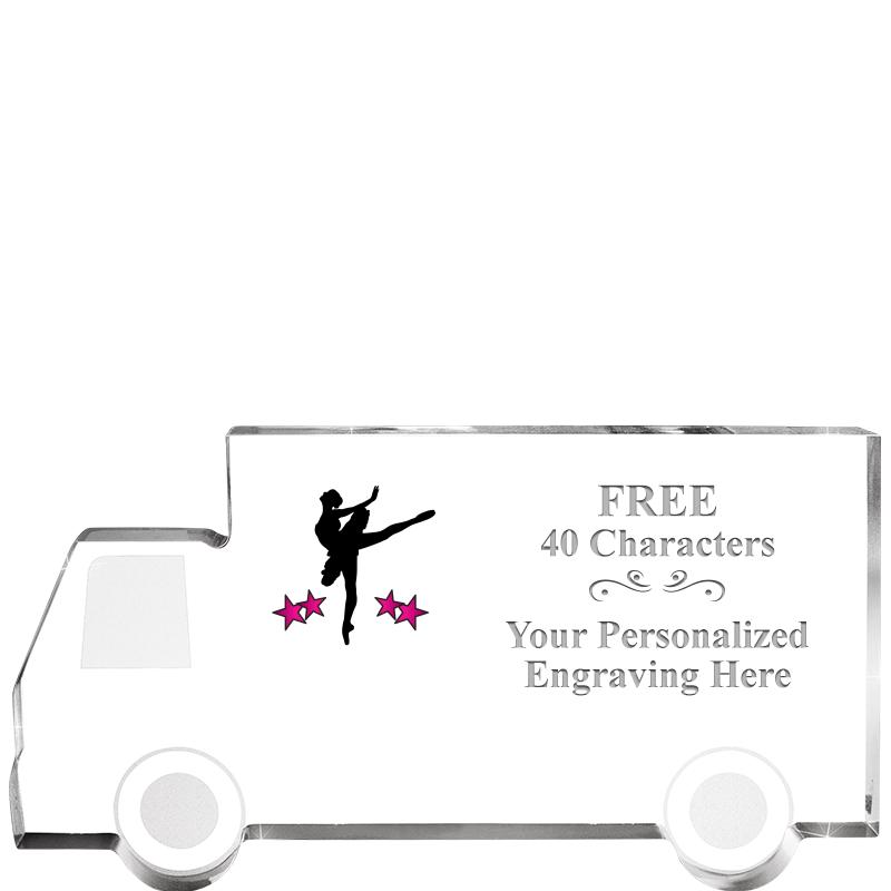 5" 4 WHEELER TRUCK ACRYLIC