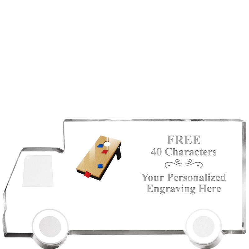 5" 4 WHEELER TRUCK ACRYLIC