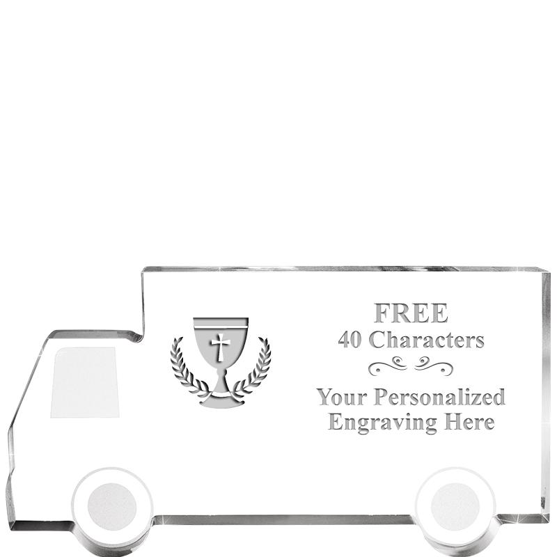 5" 4 WHEELER TRUCK ACRYLIC